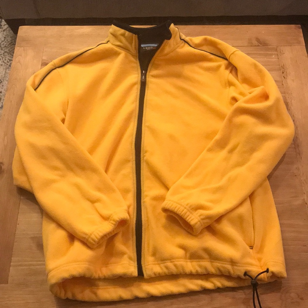 Izod PerformX yellow fleece